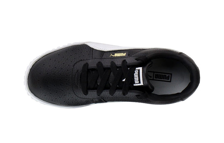 (PS) PUMA Cali Lace Up Low Top Shoes Black/White 369698-02