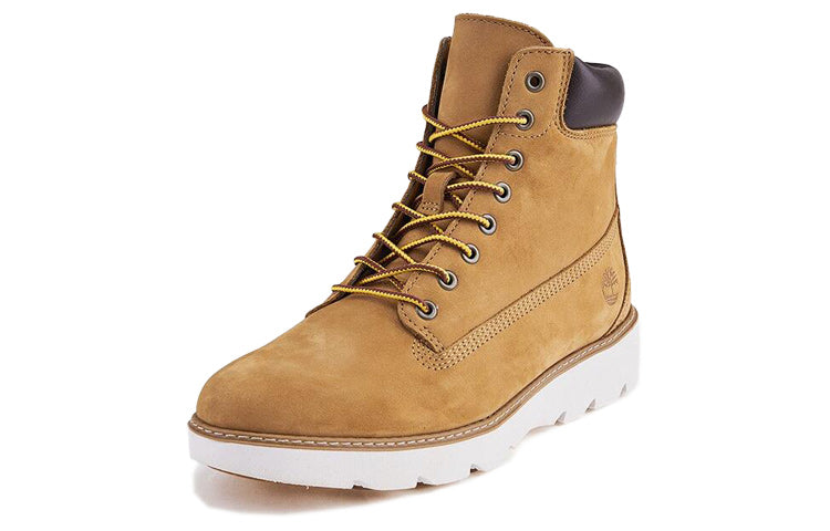 (WMNS) Timberland Keeley Field 6 Inch Wide-Fit Boot 'Wheat Nubuck' A26JB