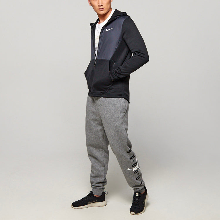 Nike Splicing hooded Stay Warm Sports Jacket Black 926466-010