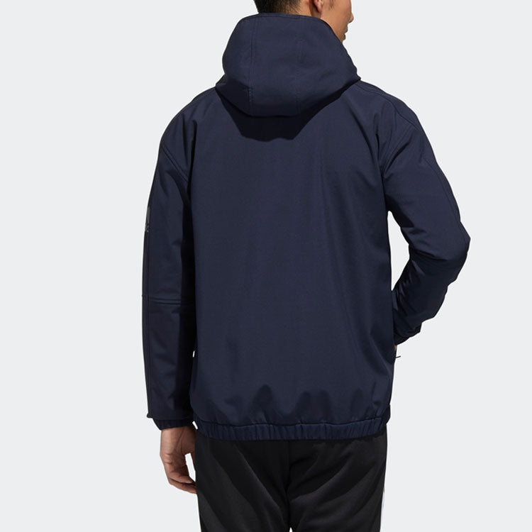 adidas Training Sports Hooded Jacket Navy Blue GE0425