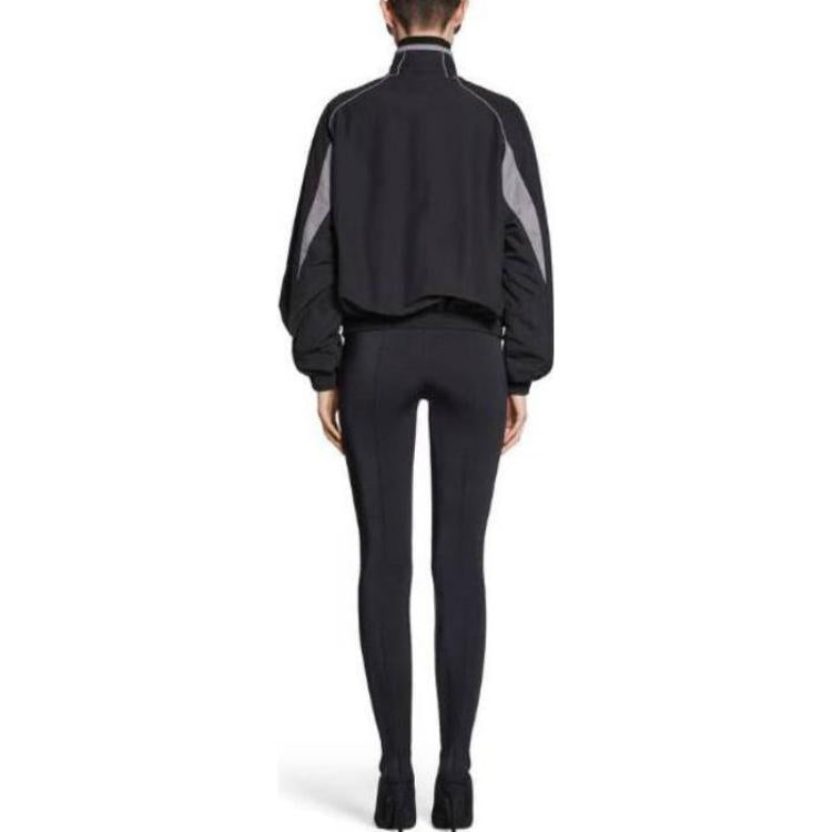 Balenciaga 3B Sports Icon Tracksuit Jacket 'Black' 751726TOO481000