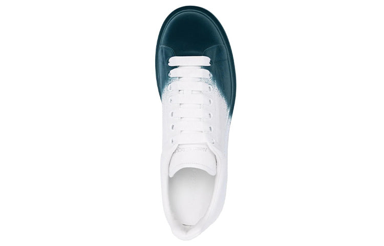 Alexander McQueen Oversized Two-Tone 'White Emerald Green' 575415WHWM29706