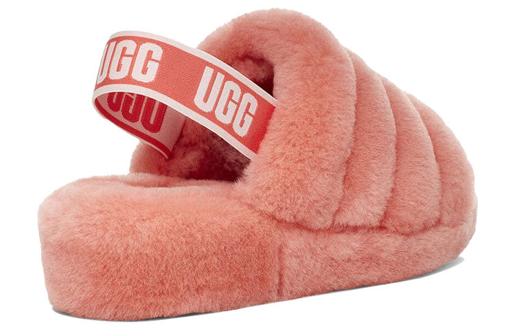 (WMNS) UGG Fluff Yeah Slide Thick Sole Slippers 1095119-VCRL