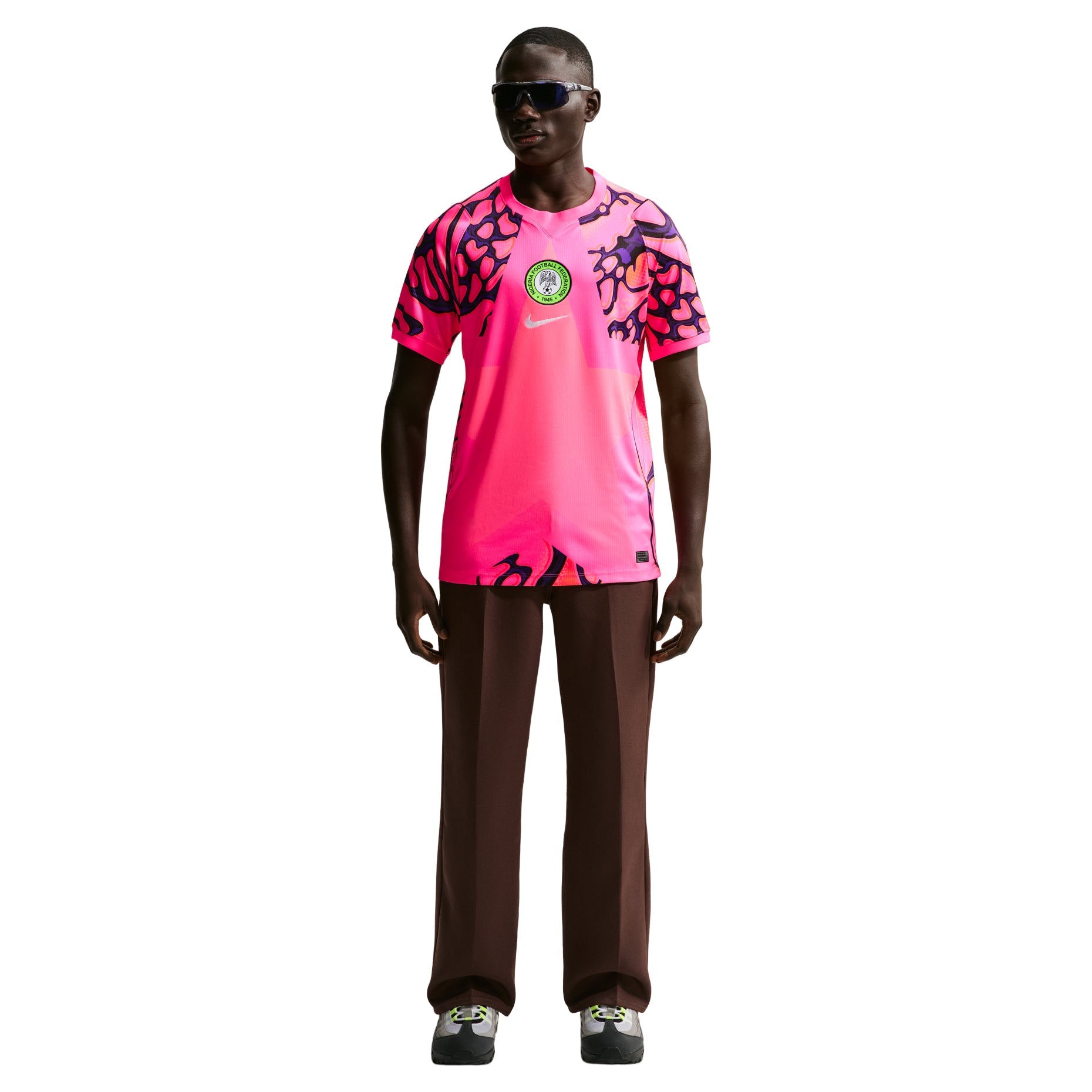 Nike Nigeria 2026 Stadium Goalkeeper Replica Jersey 'Hyper Pink Black White' IB5313-645