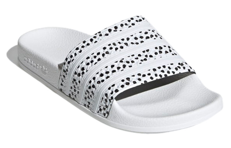(WMNS) adidas Adilette Slides 'White Black' FX5922