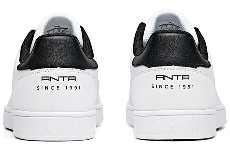 ANTA Skateboarding Series Sneakers 'White Black' 912048016-4