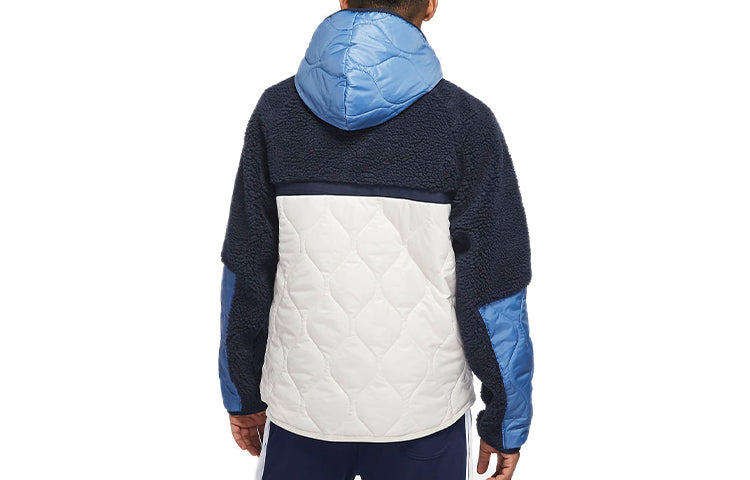 Nike Sportswear Heritage Color Warm Cap Jacket Men Obsidian Black CU4447-451