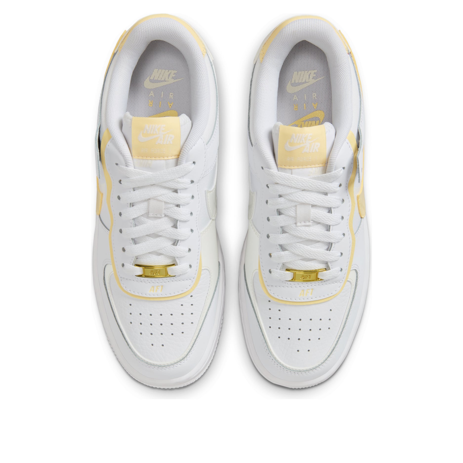 (WMNS) Nike Air Force 1 Shadow 'White Soft Yellow' CI0919-122