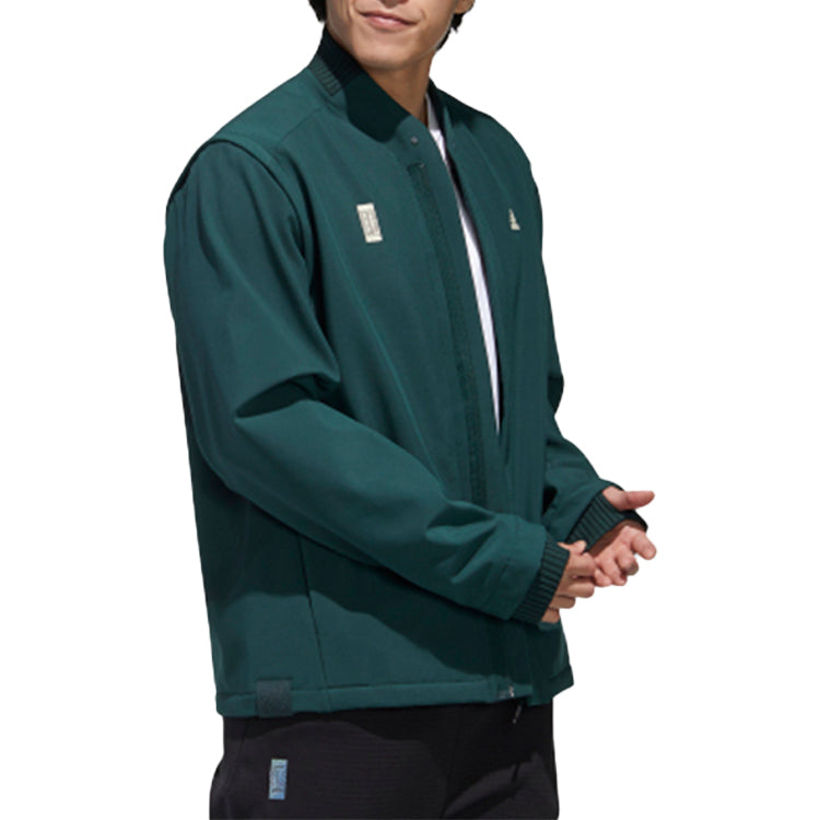 adidas Wj Jkt Warm Removable Long Sleeved Sports Jacket Men's Green GM4468