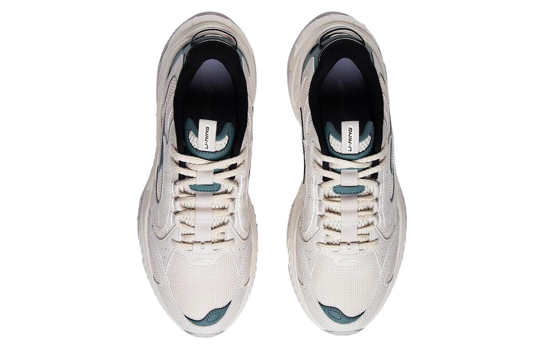 Li-Ning Star Wind 'White Grey Green' AGCT149-3