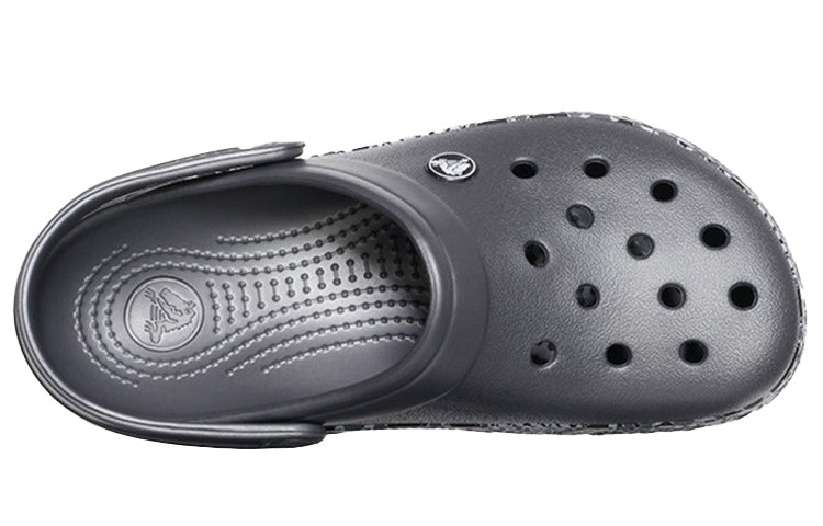 (WMNS) Crocs Snake Pattern graphite black Sandals 206380-02W