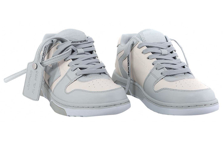 (WMNS) Off-White Out Of Office Mid Top Sneakers Blue OWIA259S21LEA0016109
