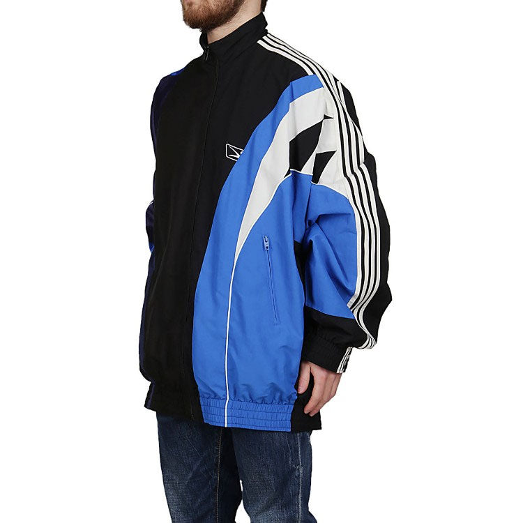 Balenciaga Split Tracksuit Jacket 'Black Blue' 658951TYB181000