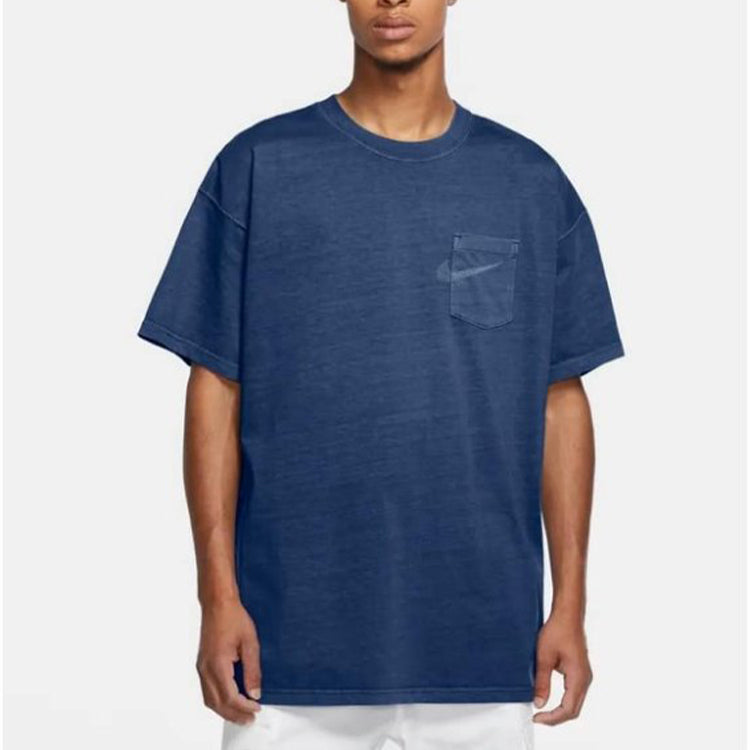 Nike AS M NK SB Tee PKT Round Neck Short Sleeve Navy Blue CW1467-469