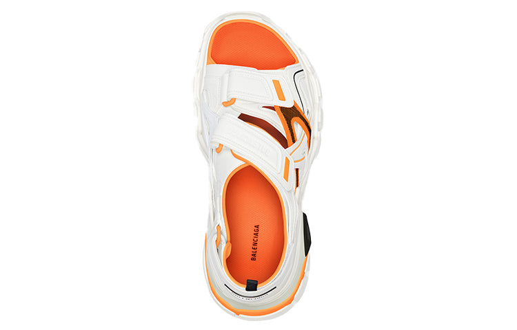 Balenciaga Track Sandals White/Orange 617542W2FH19059