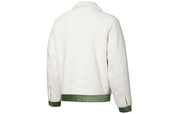 PUMA Cord Embroidered Logo reversible corduroy Jacket Green 534751-67