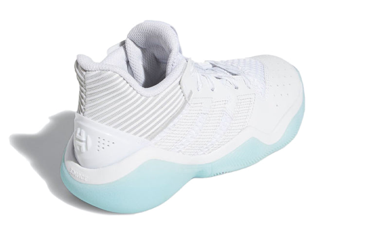 (GS) adidas Harden Stepback J 'White Blue' FV2198