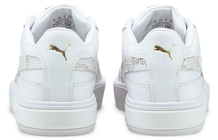 (WMNS) PUMA Cali Star Snake Casual Shoes White 380629-01