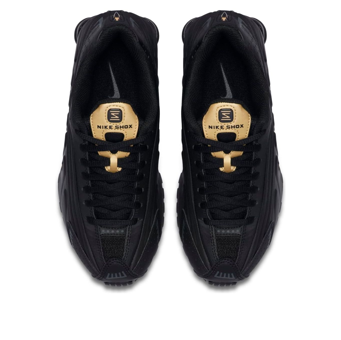 (GS) Nike Shox R4 'Black Metallic Gold' BQ4000-004