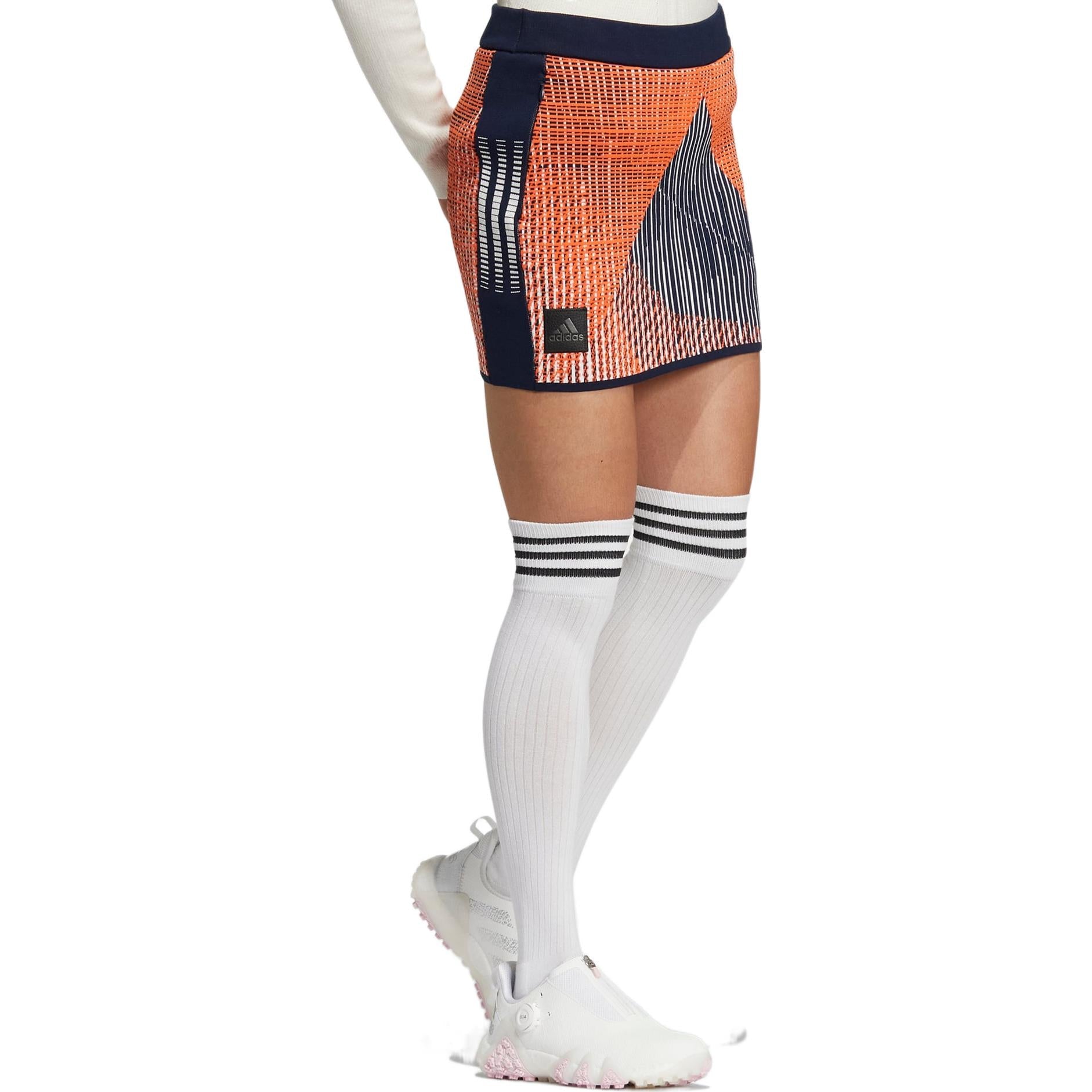 (WMNS) adidas statement Skirt Asia Sizing 'Orange' HG1686