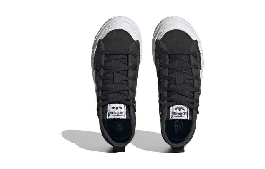 (GS) adidas Nizza Platform Mid 'Black' GY9955