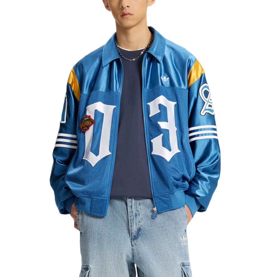 adidas Loose Fit Jacket Asia Sizing 'Blue' KS2892