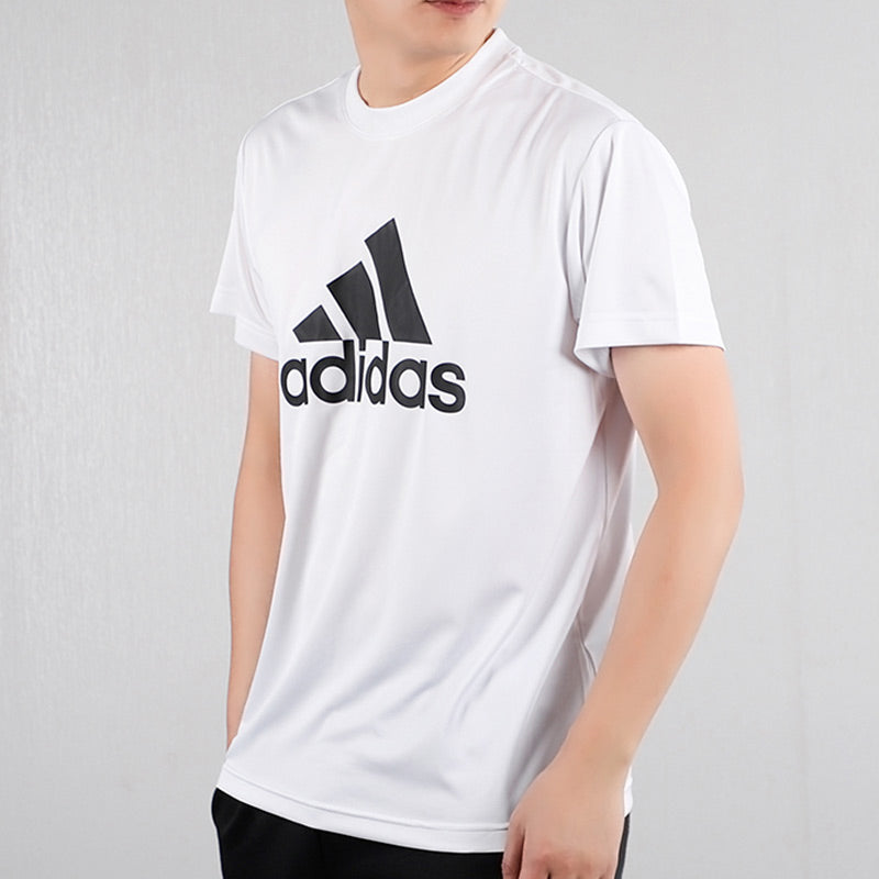 adidas M Mh Bos Tee Training Sports Short Sleeve White FM5370