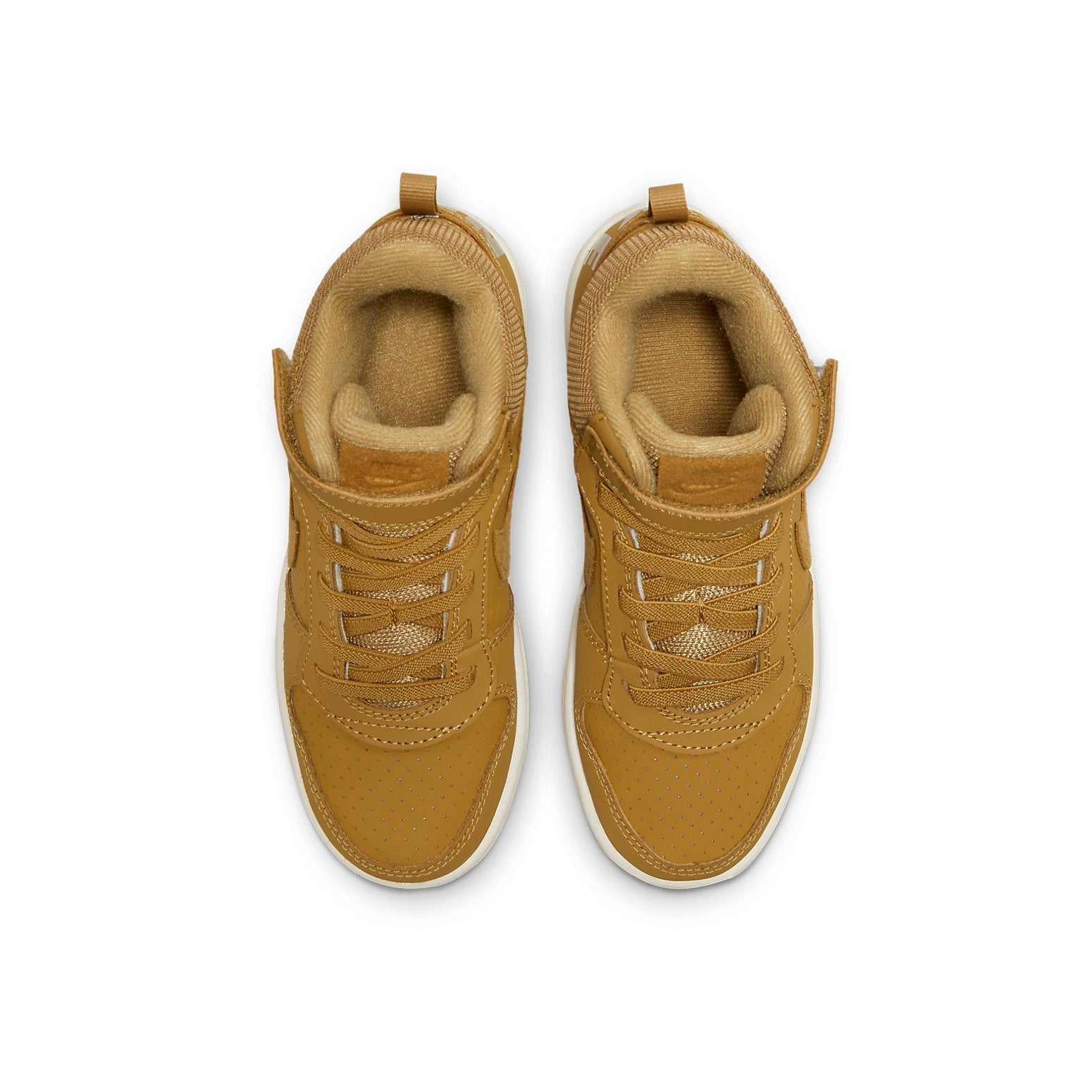 (PS) Nike Court Borough Mid-Top Sneakers Yellow 870026-701