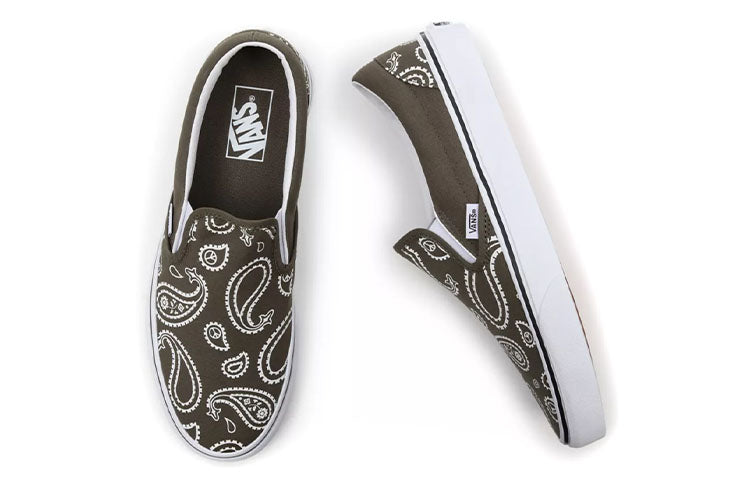 Vans Classic Slip-On 'Peace Paisley - Grape Leaf' VN0A5JMHB0F