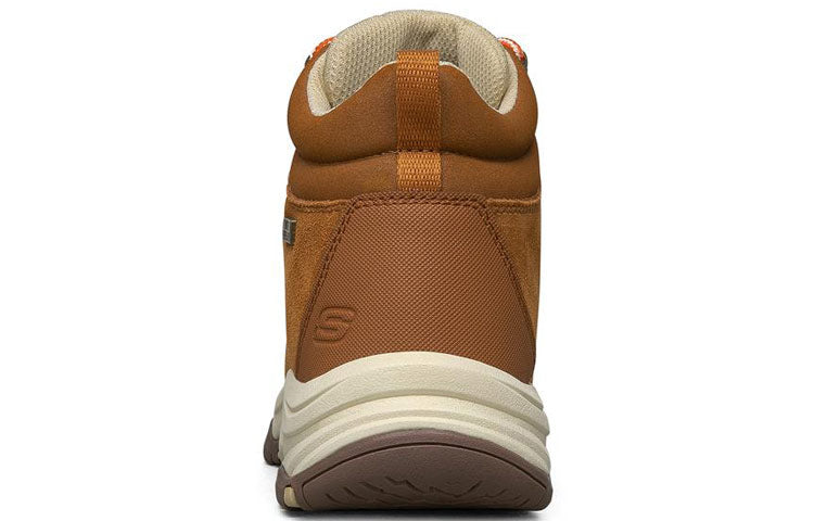 (WMNS) Skechers Trego-El Captian High-Top Brown 158254-COG