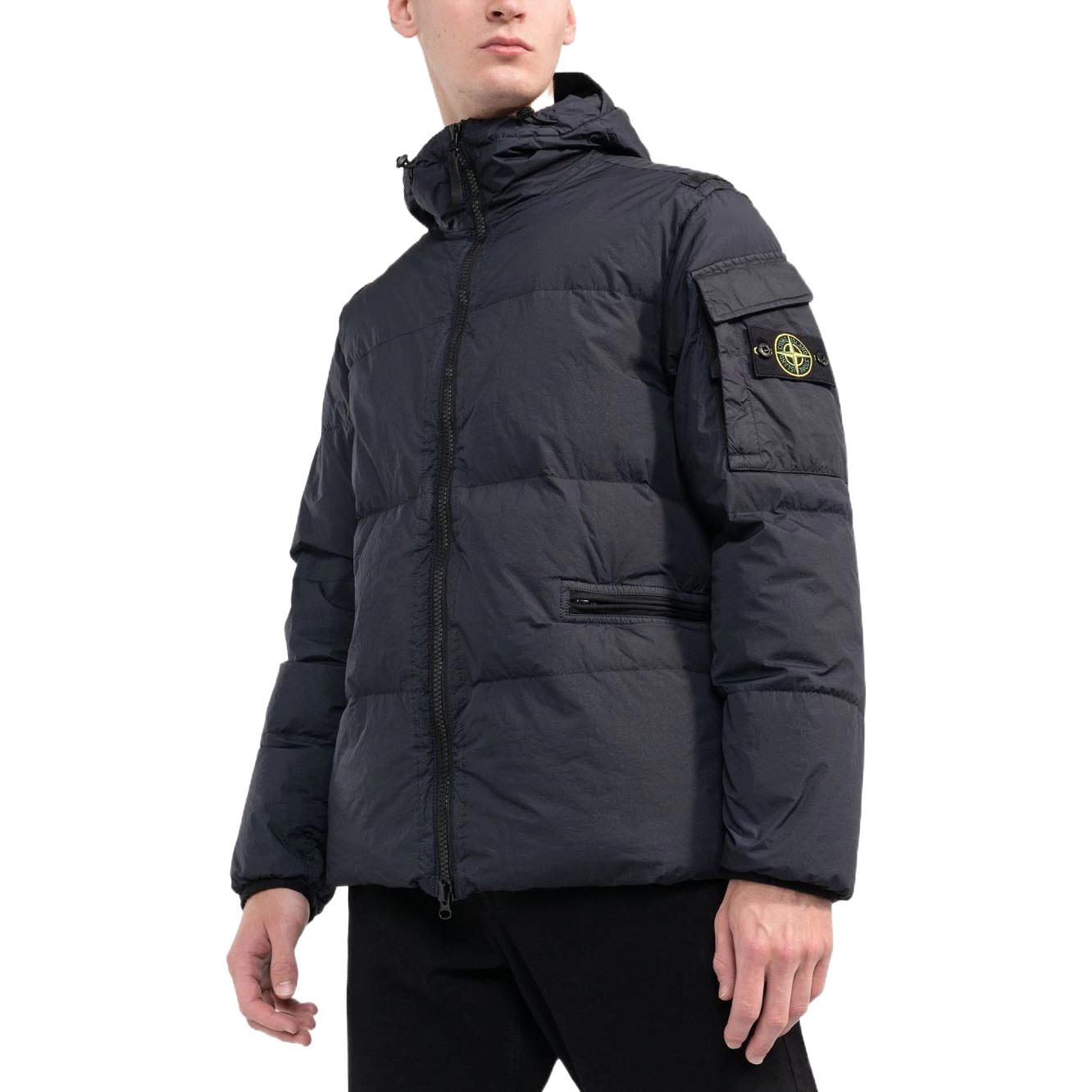 STONE ISLAND Crinkle Reps Down Jacket 'Navy' 771540223-V0020