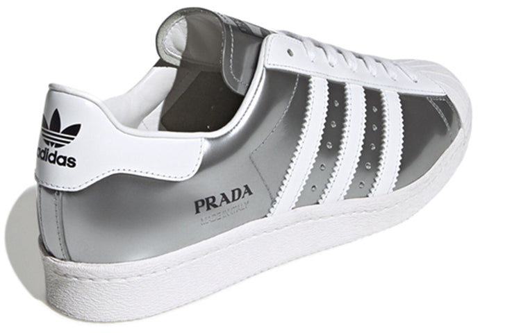 adidas Superstar x Prada Shoes 'Silver White' FX4546