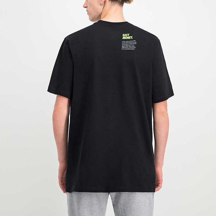 Nike Casual Sports Breathable Durant Pattern Short Sleeve Black DH3710-010