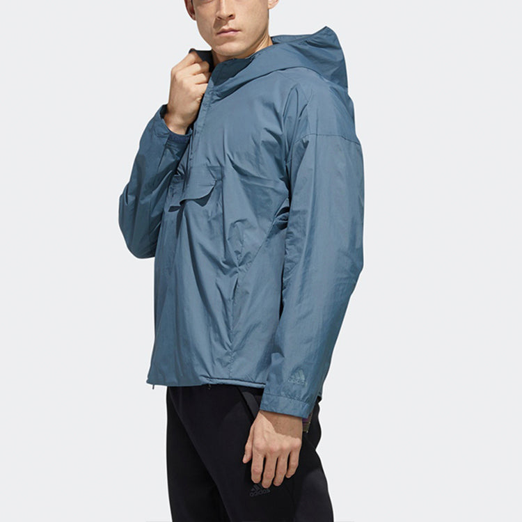 adidas Sports Woven Pullover Jacket Blue FM5410