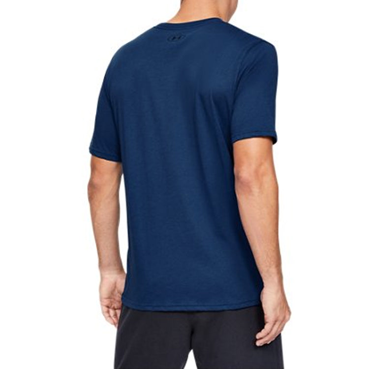 Under Armour Big Logo Reflective Short Sleeve USA Blue 1351617-449