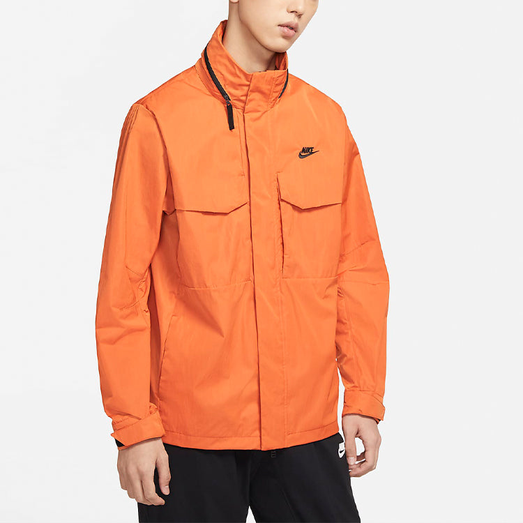 Nike Premium Essentials M65 Unlined Logo Jacket 'Orange' DC6771-893