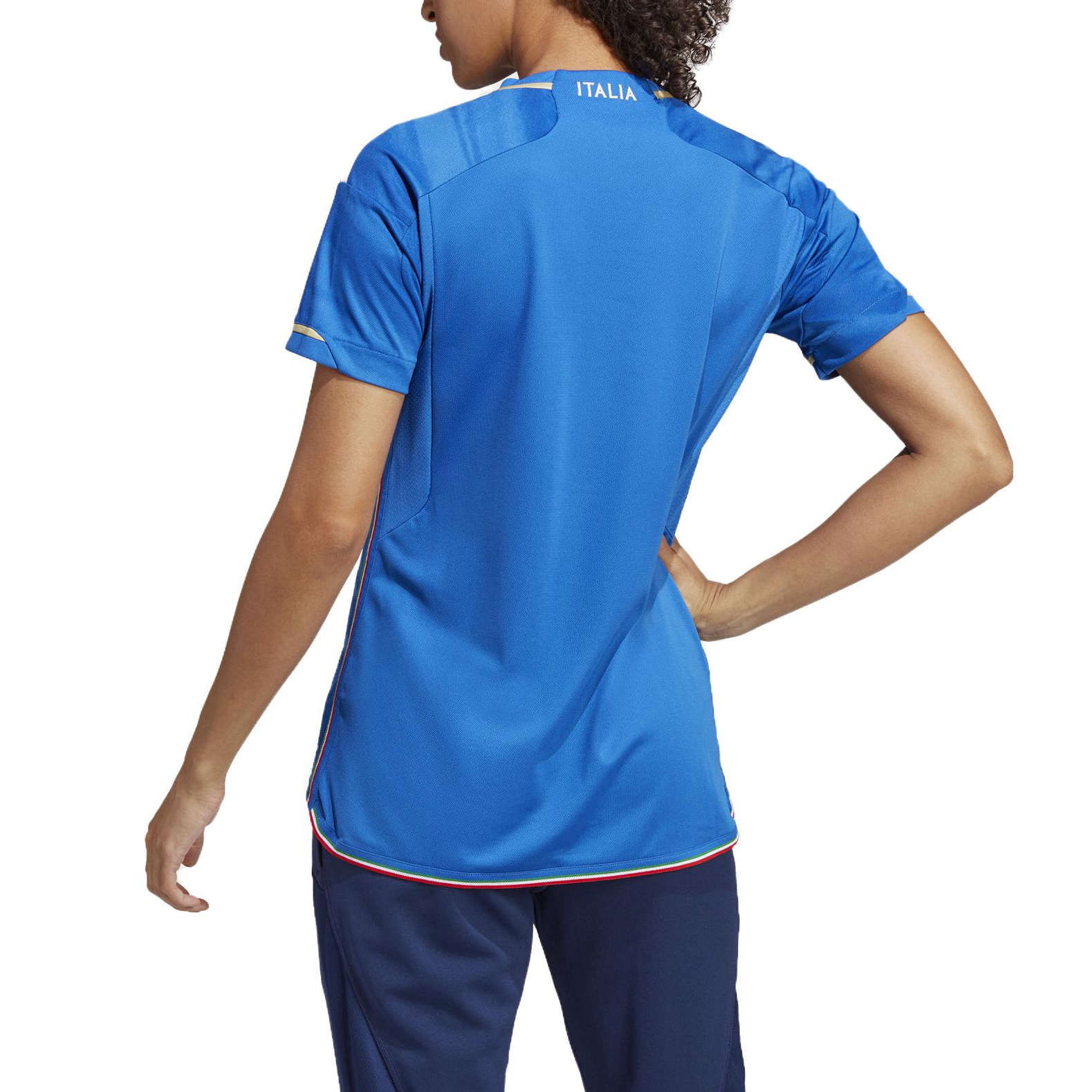 (WMNS) adidas Italy 23 Home Jersey 'Blue' HT1613