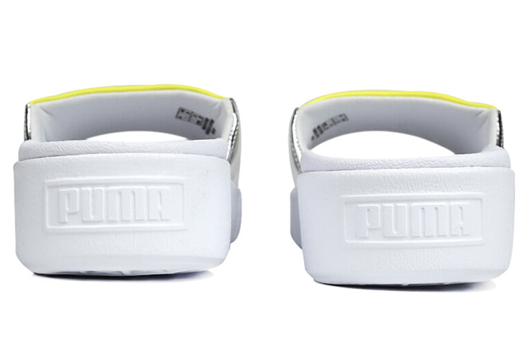 (WMNS) PUMA Platform Slide TZ 'White Silver' 369421-01