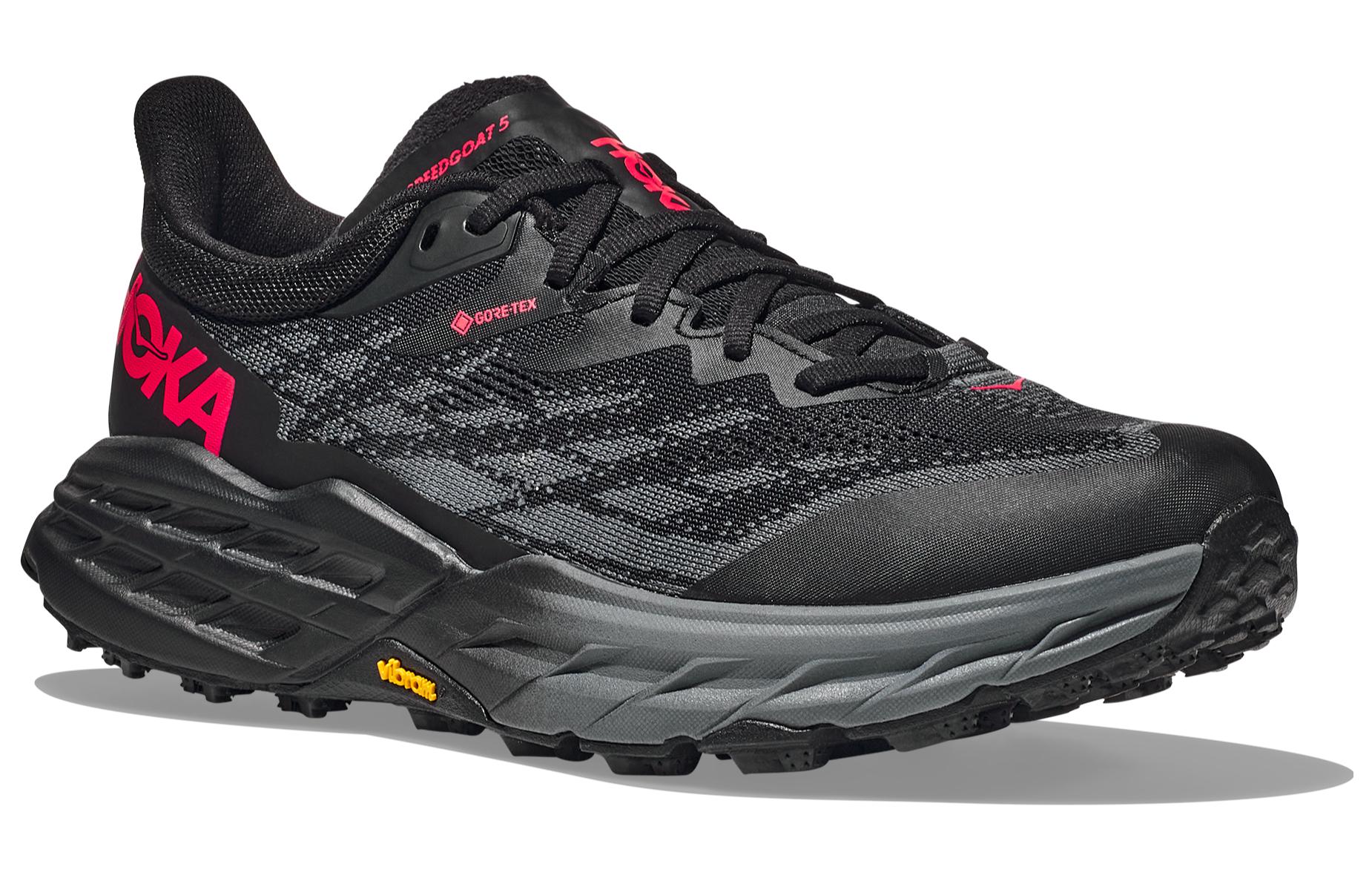 (WMNS) HOKA ONE ONE Speedgoat 5 GORE-TEX 'Black Red' 1127913-BBLC