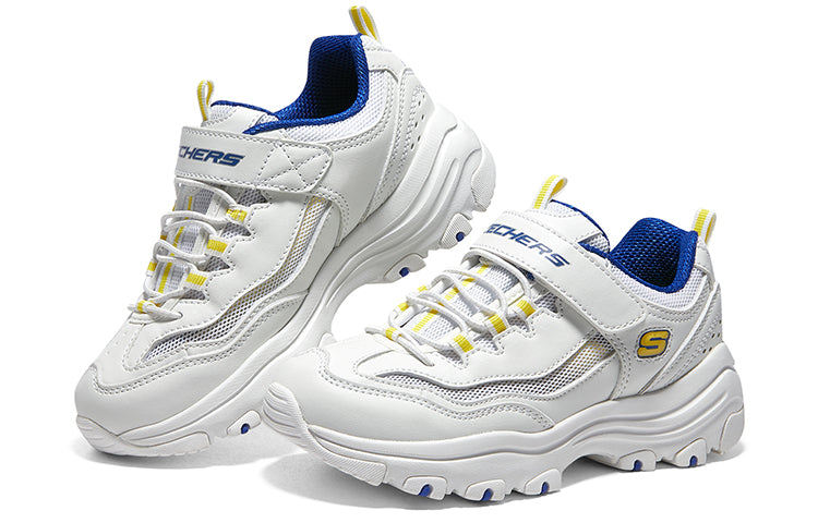 (GS) Skechers I-Conik 'White Blue Yellow' 415024L-WBLY