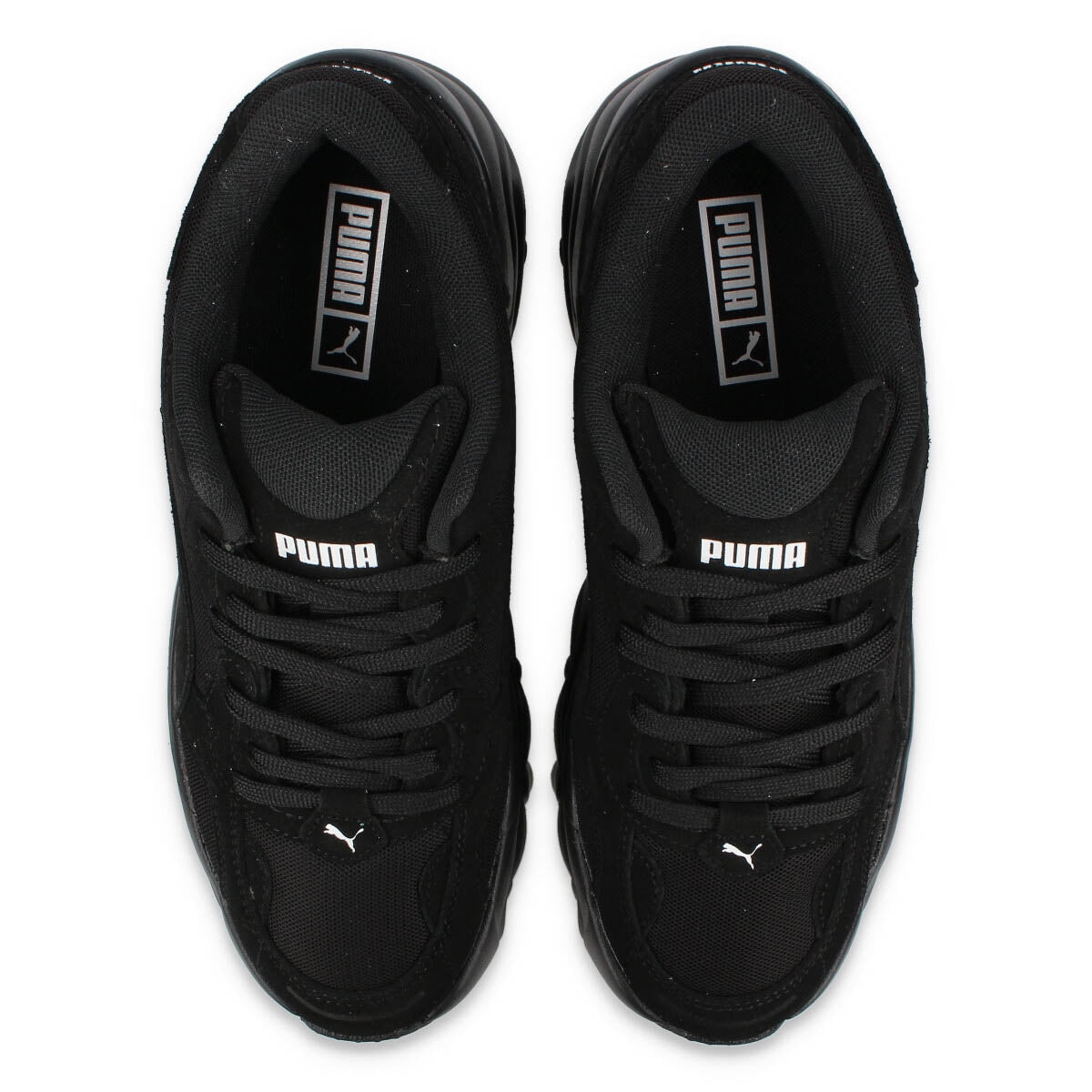 (WMNS) PUMA Pulsar Wedge Suede & Mesh 'Black' 395449-01