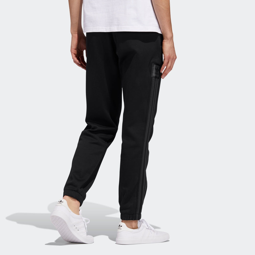 adidas originals Side Stripe Casual Sports Pants Black EC7311