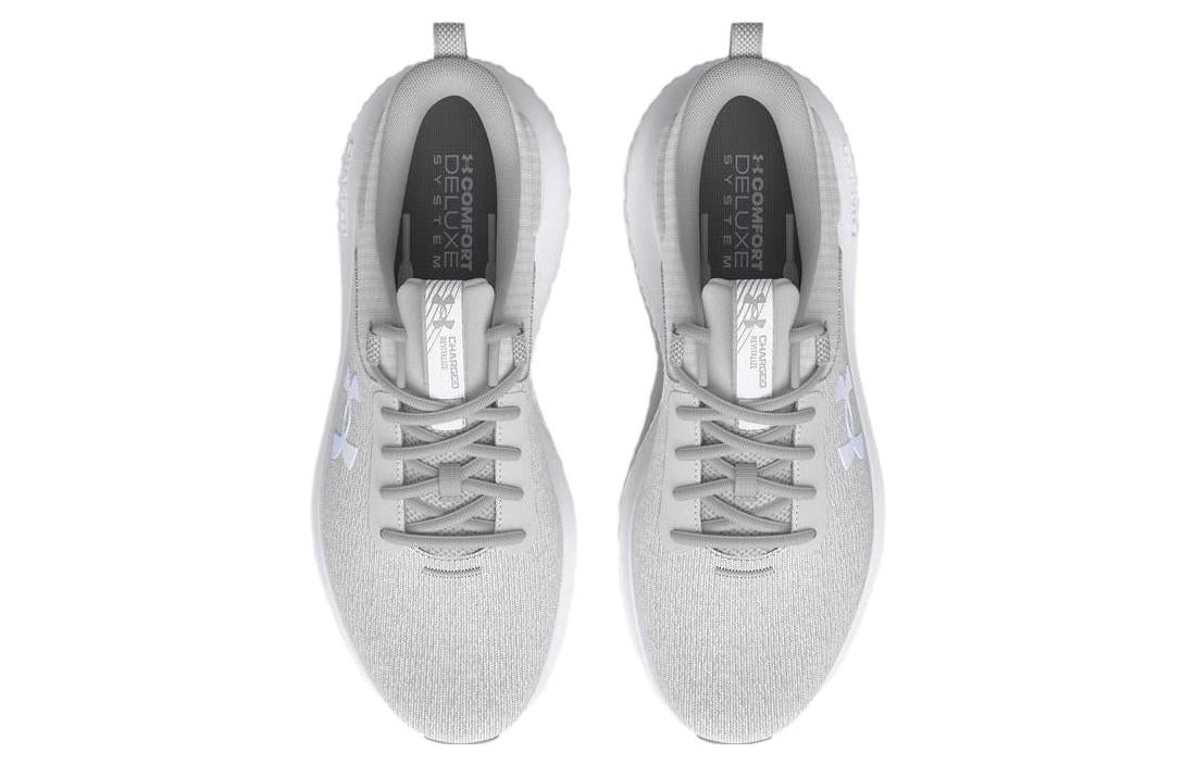 (WMNS) Under Armour Charged Revitalize 'White Grey' 3026683-101