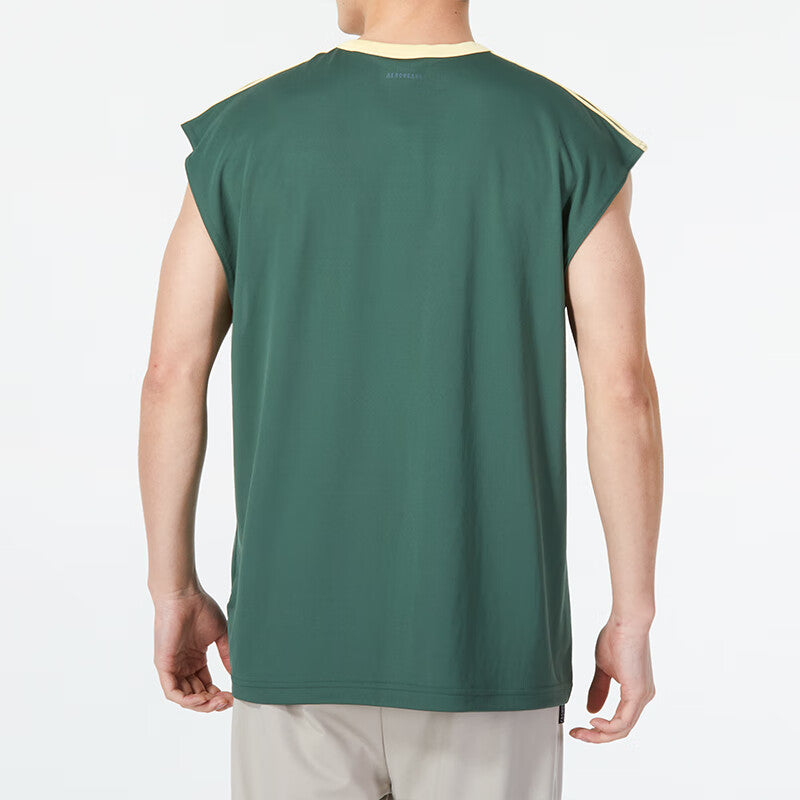 adidas Basketball All-World Sleeveless Tee Asia Sizing 'Green' IN2574