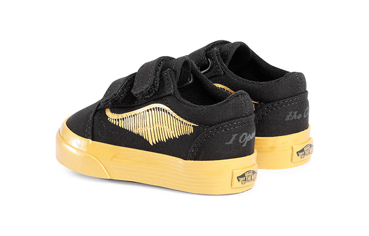 Vans Harry Potter x Old Skool V Toddler 'Golden Snitch' VN0A38JNV3K