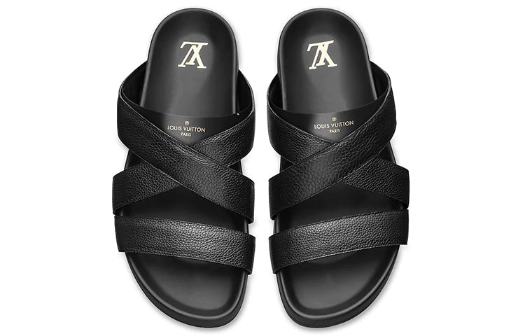 LOUIS VUITTON Mirabeau Slides 'Black' 1A37RL