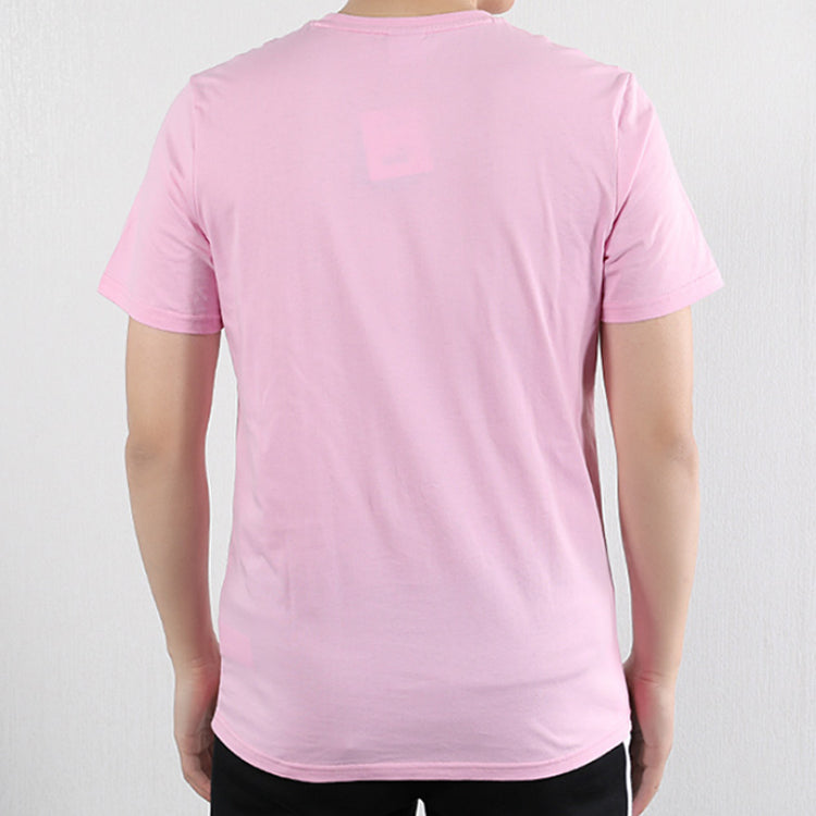 PUMA Breathable Sports Loose Round Neck Short Sleeve Pink Red 579405-21