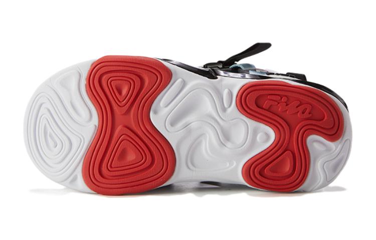 (GS) FILA Lifestyle Sandals 'Black Blue Red' K15B222810P