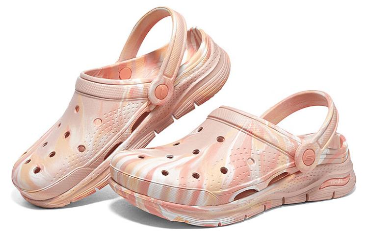 (WMNS) Skechers Foamies Arch Fit 'Pink Marble' 111403-PCH