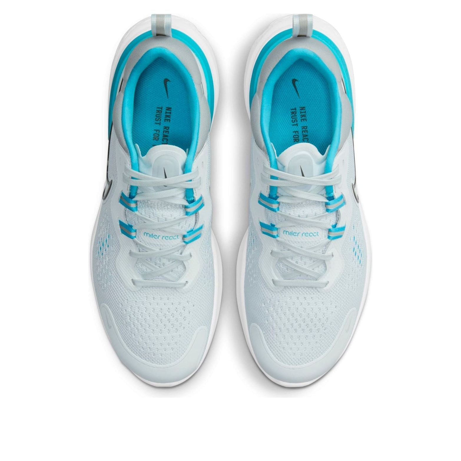 Nike React Miler 2 'Pure Platinum Chlorine Blue' CW7121-003